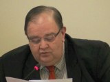 Intervention de Daniel Goux sur le budget lors du conseil du 9 janvier 2012