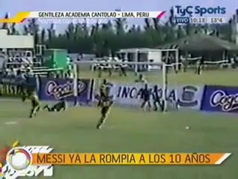 Les exploits de Lionel Messi à 10 ans