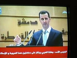 Assad denies policy of killing