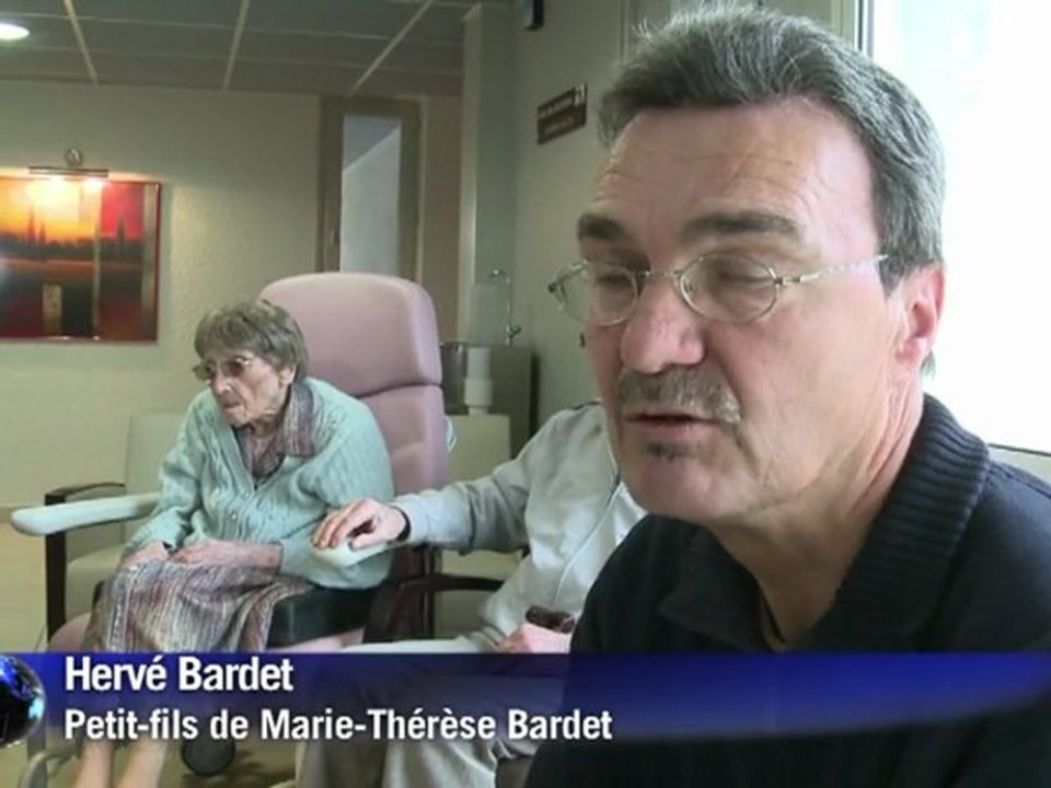 Marie-Thérèse Bardet, 113 ans et demi, et beaucoup de tendresse