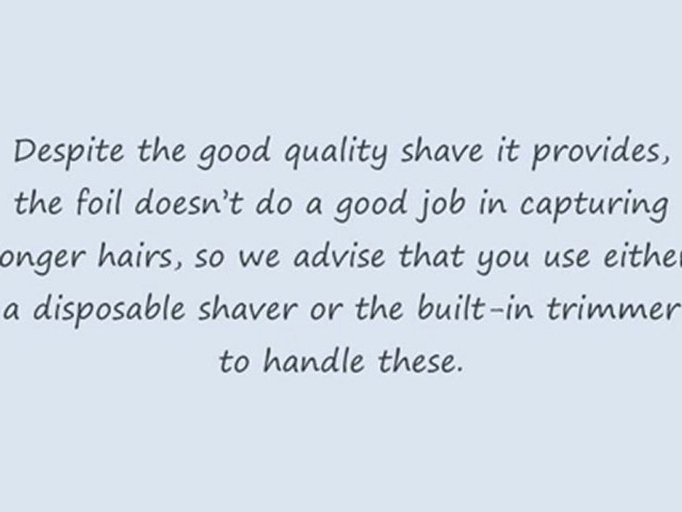 Braun M90 Mobile Shaver Review