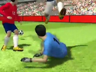 Chile 1 -- 2 Spain (Rodrigo Millar, 47 - Villa, 24, Iniesta, 37)