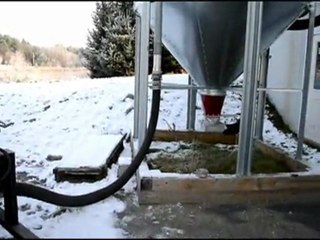 Filling a Pellet Silo for a Froling P4 Automatic Pellet Boiler