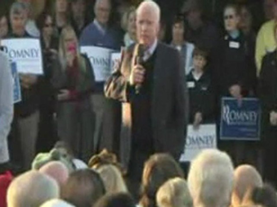 John McCain Endorses Mitt Romney Mistakenly President Obama For 2012
