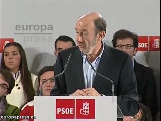 Rubalcaba pide "unidad y cambio"