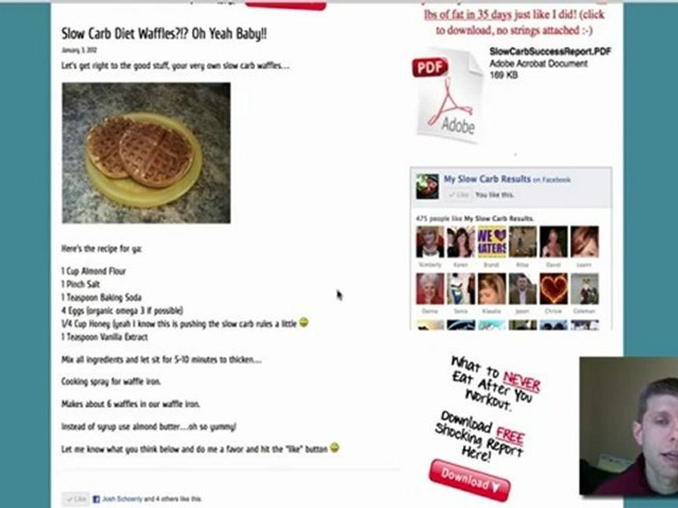 Amazing Slow Carb Breakfast Waffles?