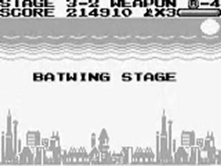 Batman 1989 Gameboy Game - Batwing Levels