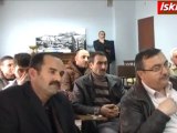 iskilip belediye başkanı numan sezer'in müteahhitlerle konuşması