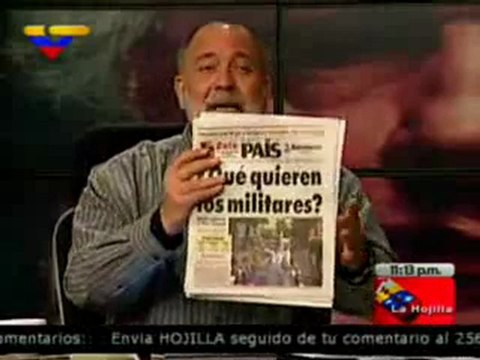 (VÍDEO) La hojilla del día lunes, 09.01 2012 1/5