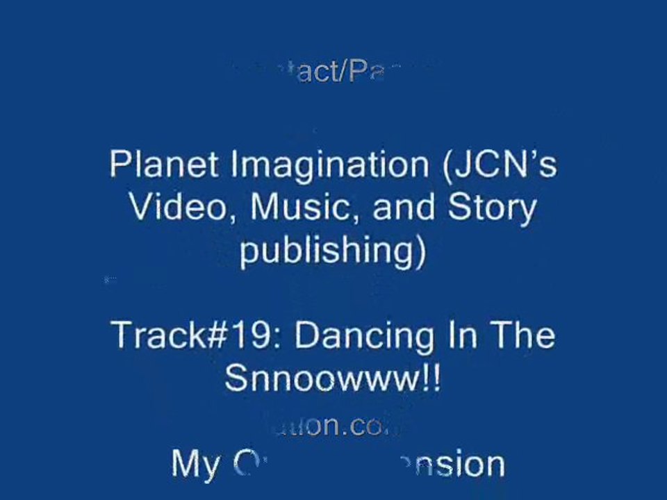 19. Dance in the snow {My Own Dimension}