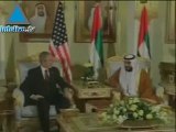 Georges Bush dans le Golfe s'engage à assurer la sécurité de la région face à l'Iran.