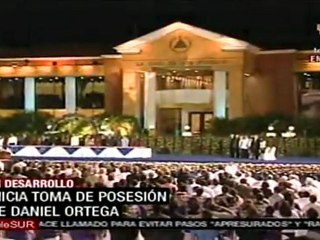Nicaragua: inicia acto de juramentación de Daniel Ortega
