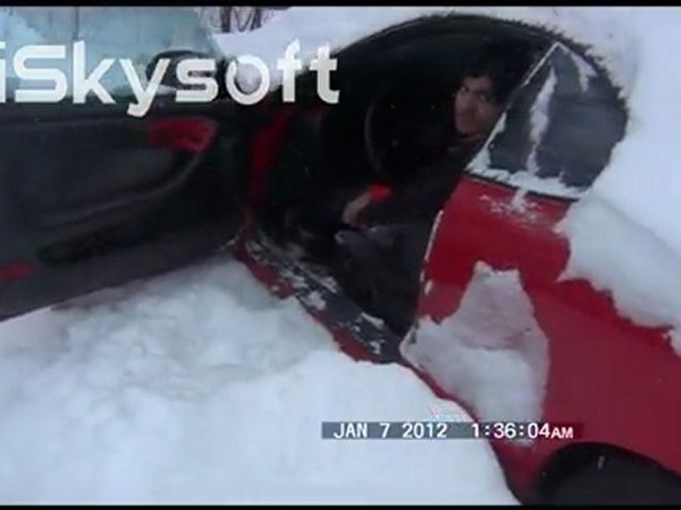 open parking trouble in winter (Sweden, Lulea)