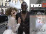 Street style vidéo de Laure Emmanuelle et Mael  au plus grand défilé du monde aux Galeries Lafayette