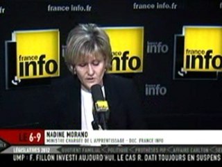 Nadine Morano: "François Hollande est dangereux"