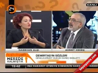 Canlı yayında gergin anlar