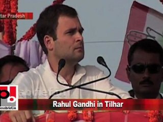 Congress Leader Rahul Gandhi in Tilhar (U.P) Part 11