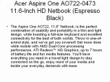 Buy Cheap Acer Aspire One AO722-0473 11.6-Inch HD Netbook (Espresso Black)