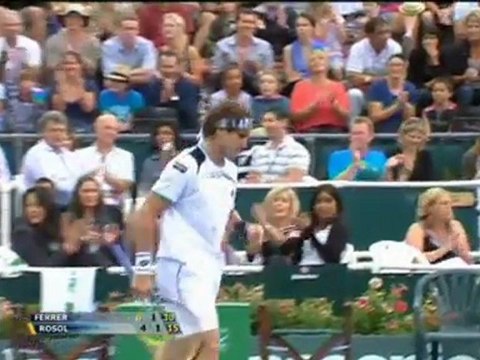 Ferrer batte Rosol - Auckland, ottavi