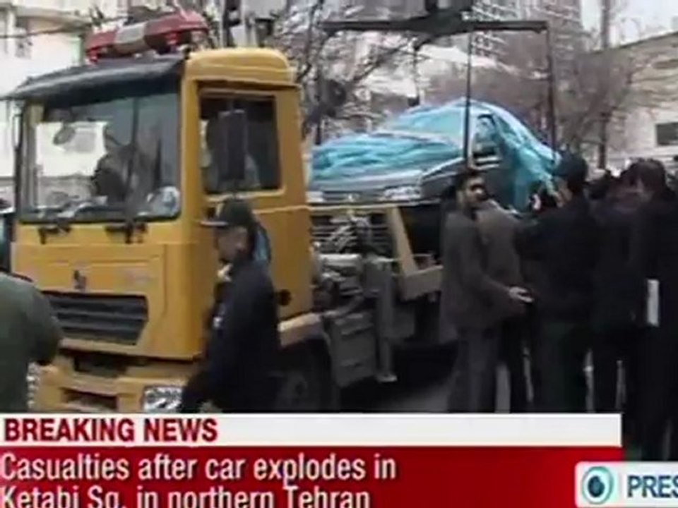 Autobombe tötet Atomforscher in Teheran