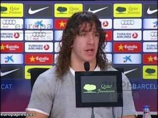 Puyol: "Es un reto recortar cinco puntos al Madrid"
