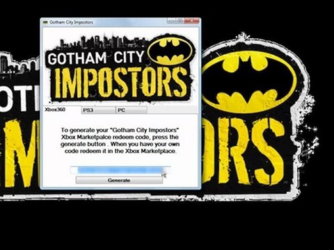 Gotham City Impostors PC PS3 Xbox game free Keygen Download + Crack +codes