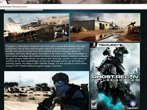 Ghost Recon Future Soldier Keygen & Crack by Reloaded