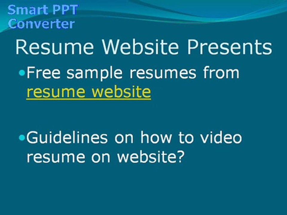 Resume Website