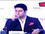 Abhishek Bachchan Looks Dashing In Formals@57th Idea Filmfare Awards Press Meet