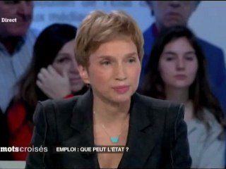 Laurence Parisot - TVA sociale - Mots Croisés - 09/01/12