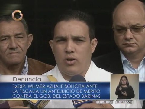 Solicitaron antejuicio de mérito para el Gobernador de Barinas