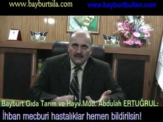 Müd.Ertuğrul-İhbarı mecburi hastalıklar hemen bildirilsin!