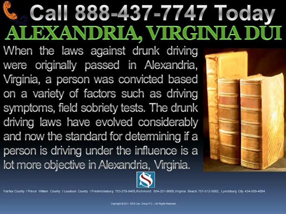 DUI ALEXANDRIA, VIRGINIA LAWYER ATTORNEYS