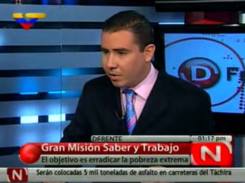 (Video) D Frente: Maryann Hanson, ministra de Educación. Gran Misión Saber y Trabajo Venezuela