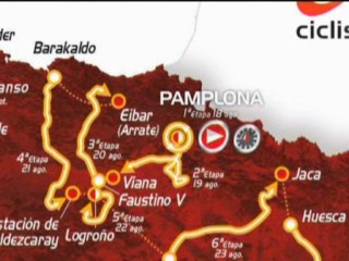 Tour d'Espagne 2012 - Tracé de la Course