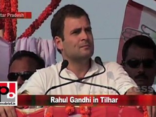 Congress Leader Rahul Gandhi in Tilhar (U.P) Part 6