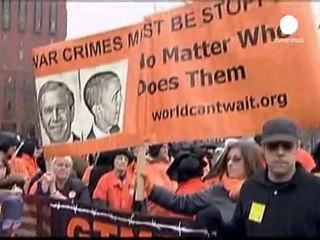 Beyaz Saray önünde Guantanamo protestosu