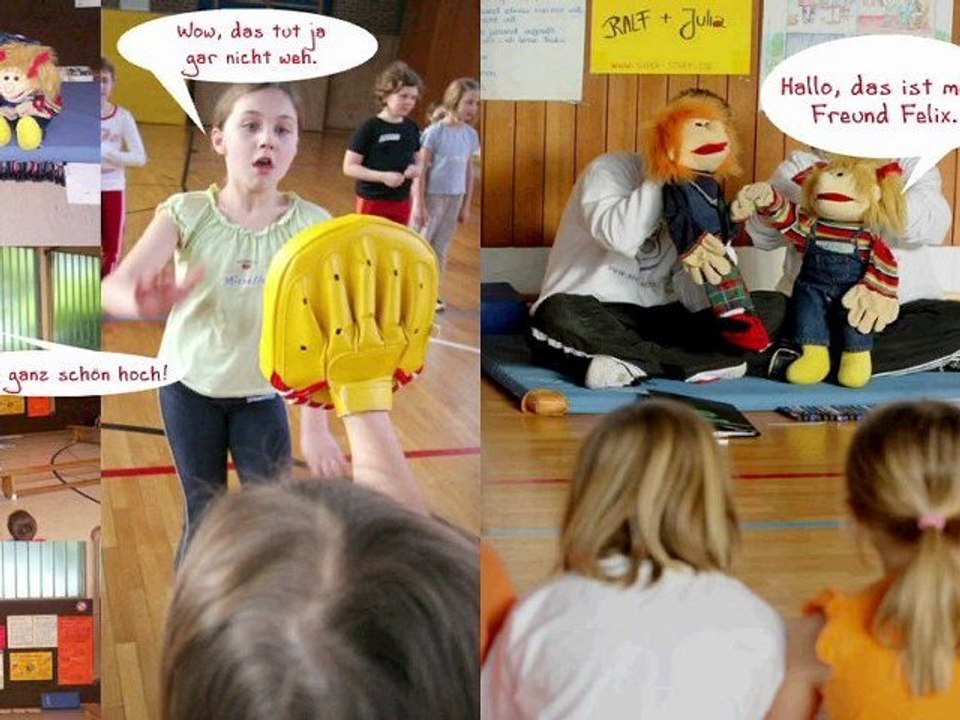 Schlägerei, Prügelei auf dem Schulhof