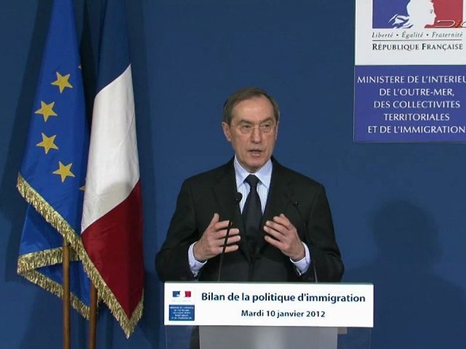 Conférence de presse sur le thème de l'immigration