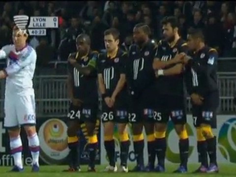 Lyon 2-1 Lille ,Lyon en Demi Finale