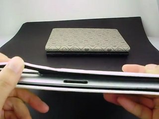 Small Bears Decorated Stand Leather Case For iPad 2