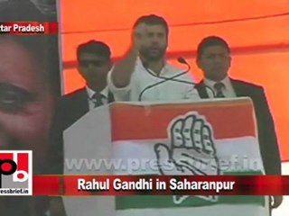 Congress Leader Rahul Gandhi in Saharanpur (U.P) Part 3