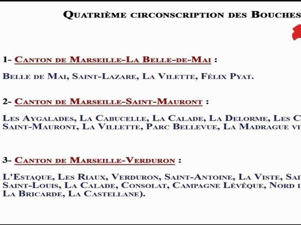 LLP - Candidature aux élections législatives à Marseille