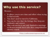 Search A Database Of California Marriage Records