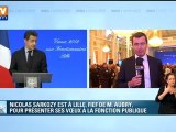 Nicolas Sarkozy à Lille, fief de Martine Aubry, pour ses vœux aux fonctionnaires