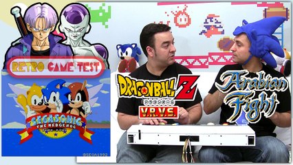 Retro Game Test  Sonic, Arabian Fight, DBZ VR VS. spécial System32.