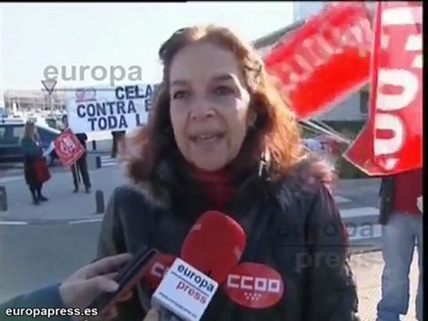 Celadores del Infanta Leonor contra los despidos
