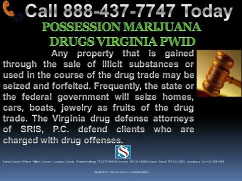 POSSESSION MARIJUANA DRUGS VIRGINIA PWID