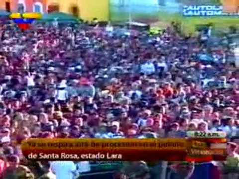 (VIDEO Ya se respira aire de procesión en el pueblo de Santa Rosa, estado Lara para venerar a la Divina Pastora