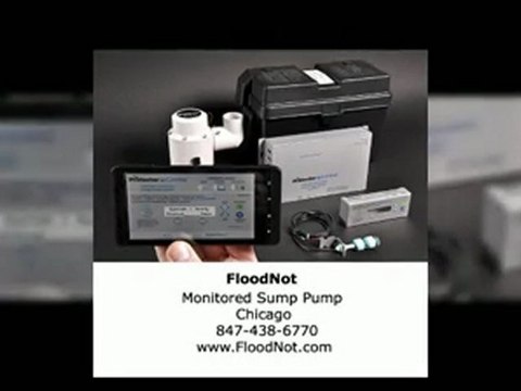 Monitored Sump Pumps For Basements | FloodNot Chicago | 847-438-6770